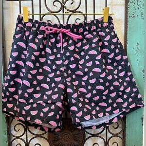 Watermelon Print Swim Shorts Men's small. Lined never been worn.